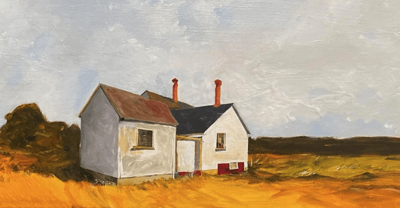 Rembs Layman, "Hockney's Barn"
2022, Acrylic on Canvas
SOLD